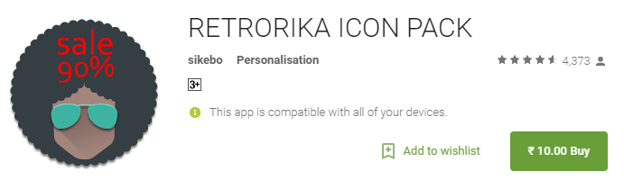 RETRORIKA ICON PACK 90% OFF for Rs 10 only– Android Apps on Google Play