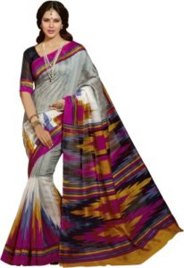 Archishmathi Floral Print Bhagalpuri Art Silk Sari 206x300 - Archishmathi Floral Print Bhagalpuri Art Silk Sari for Rs 539 (70% off)