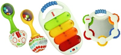 Fisher-Price Musical 3 Pack Combo Gift Pack - White for Rs 1,061