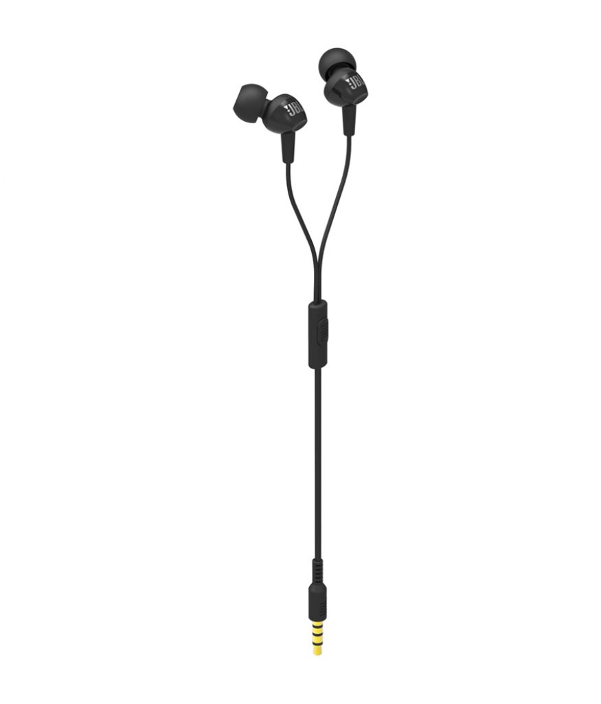 JBL In Ear Wired Earphones With Mic Black for Rs 699