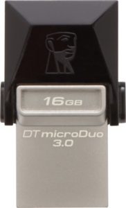 Kingston Data Traveler 3.0 MicroDuo 16 GB On The Go Pendrive 182x300 - Kingston Data Traveler 3.0 MicroDuo 16 GB On-The-Go Pendrive for Rs 399 (38% off)