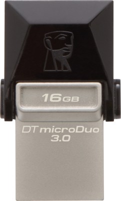 Kingston Data Traveler 3.0 MicroDuo 16 GB On-The-Go Pendrive for Rs 399 (38% off)
