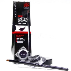 Maybelline New Lasting Drama Gel upto 36HR 01 Liner Black 2.5 gm - Maybelline New Lasting Drama Gel upto 36HR 01 Liner Black 2.5 gm for Rs 366 (33% off)