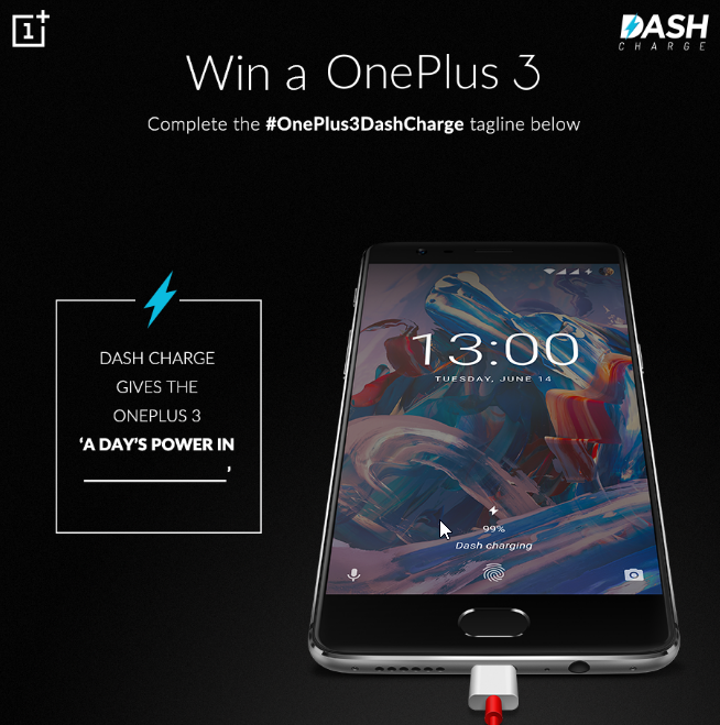 Win a OnePlus 3 Contest by OnePlus - Win a OnePlus 3 Contest by OnePlus