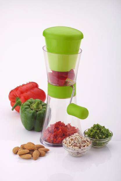 Amiraj Chilly & Nut Cutter- Green Chopper(Green)