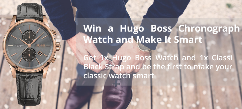 Win a Hugo Boss Chronograph Watch and Make it Smart