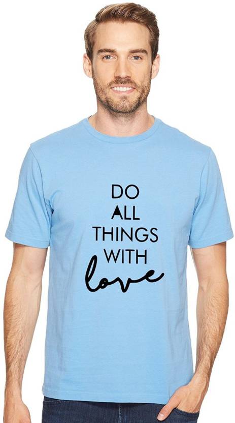 DoubleF Solid Men's & Women's Round Neck Black T-Shirt