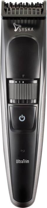 Syska HT800 Cordless Trimmer for Men (Black)