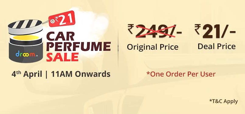 Droom Branded Car Perfume