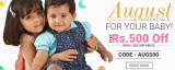 Get Flat Rs 500 Off on Purchase of Rs 1500 at Babyoye