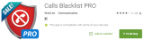 Calls Blacklist PRO for Rs 15 Only Loot Deal on Google Play Store