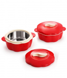 Cello Ornel Red Casseroles Gift Set- Set of 2 for Rs 399 (50% off)