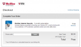 Free 6 Months McAfee Internet Security Subscription