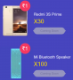 Redmi 3S Prime and Mi Bluetooth Speaker For Re 1