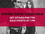 Get Fashion Products for just Rs 70 – Tata CLiQ Flash Sale For Two Hours