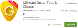 Ultimate Guitar Tabs & Chords for Rs 10 Only on Google Play Store