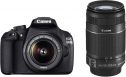 Canon EOS 1200D (Kit with 8 GB Card & Bag EF S18-55 IS II+55-250mm IS II) DSLR Camera