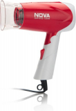 Nova Silky Shine 1300 w Hot and cold Foldable NHP 8103 Hair Dryer for Rs 349