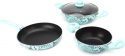 wonderchef oscar blu set bello cookware set 3 obvr9xre6bqkwvetiwa8prp6g9ve04oj6wp9o3r33k - Wonderchef Oscar Blu Set Bello Cookware Set  (PTFE (Non-stick), 4 - Piece) for Rs 1399 (65% Off)